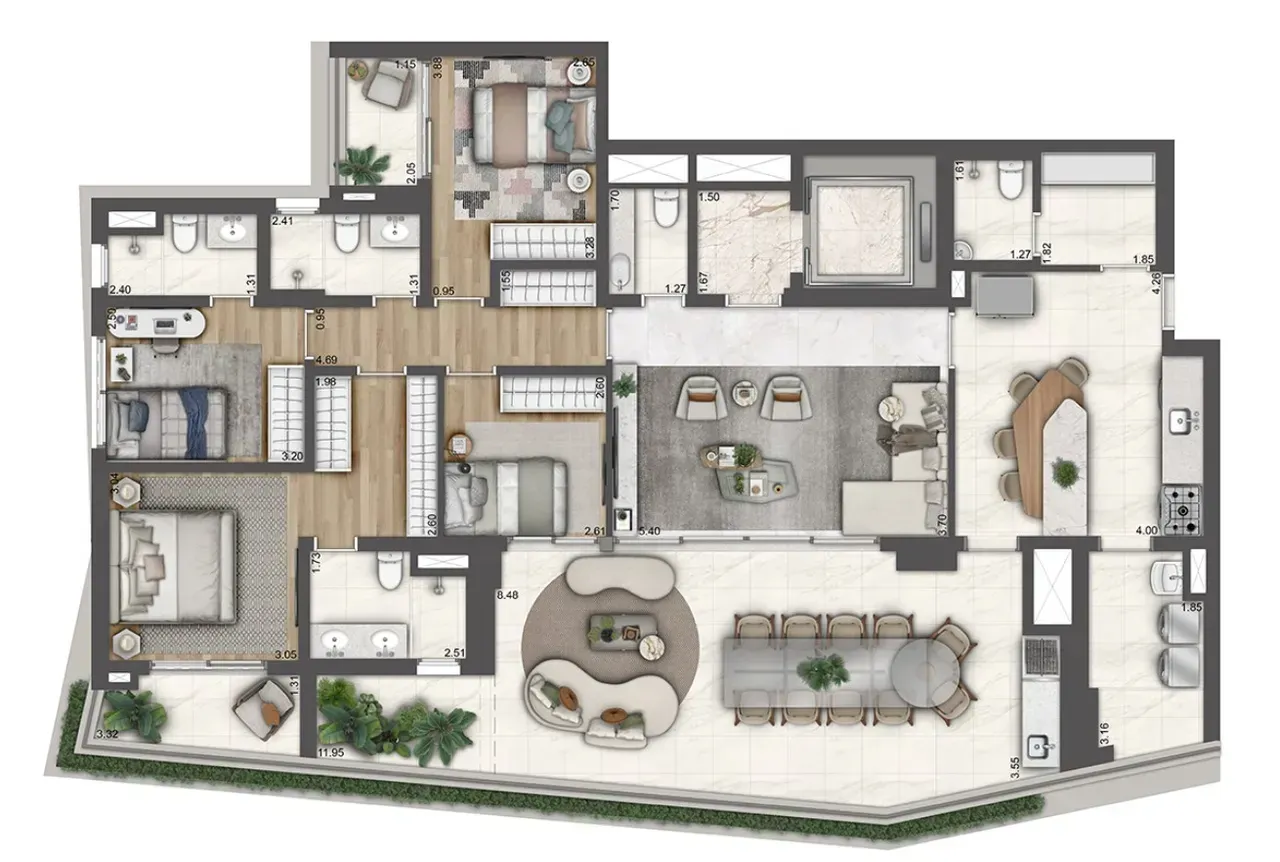 PLANTA 187m²