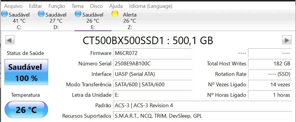 SSD Crucial Data 500gb - Foto 3