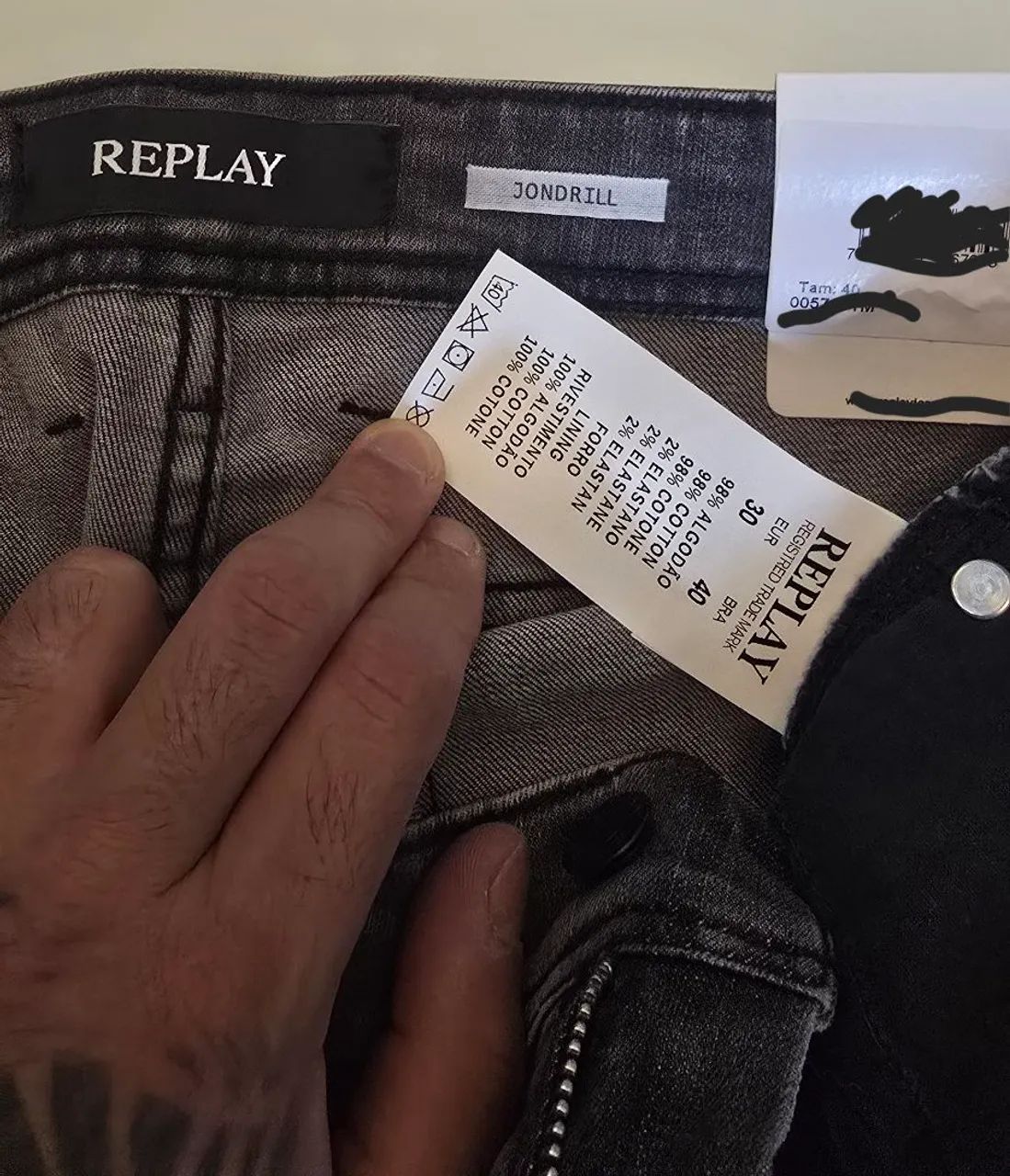 Calça replay nova super skinny 40 - Foto 4