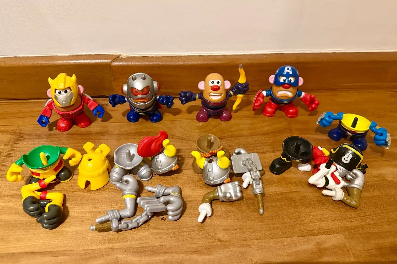 kit mini cabeça de batata hasbro - guerreiros e heróis  - Foto 4