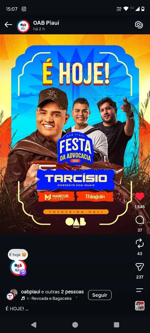 Show do Tarcísio hoje 21/08 