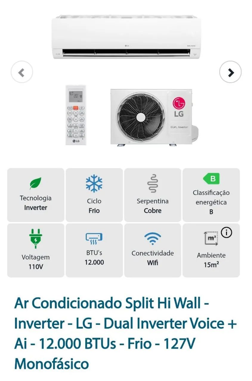 Ar condicionado 12k - Foto 2