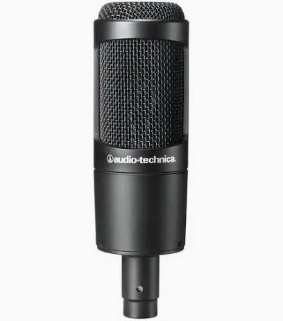 Microfone AT2020 - Condensador de qualidade.
