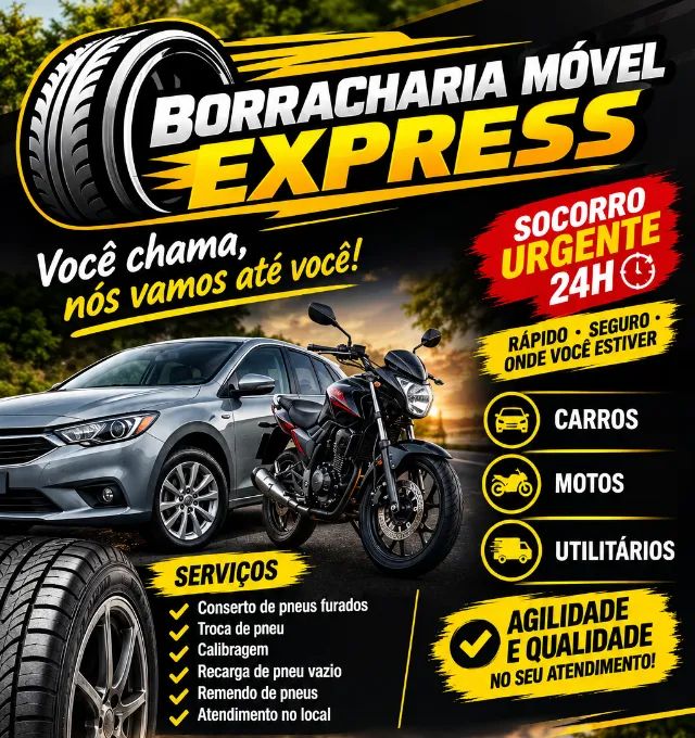 Borracharia Móvel Express - Agilidade e Rapidez