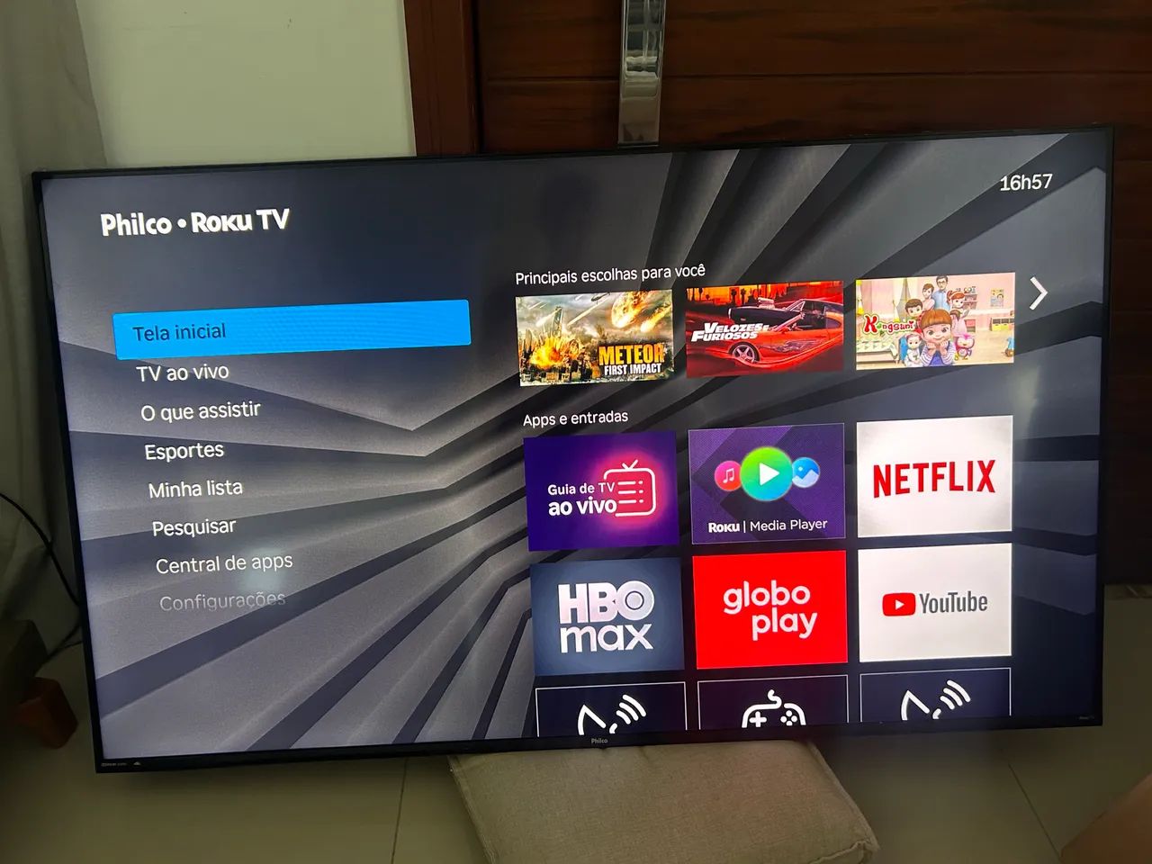 TV Philips 58 polegadas SmartTV - 4K - Com garantia do fabricante! Entrega grátis - Foto 2