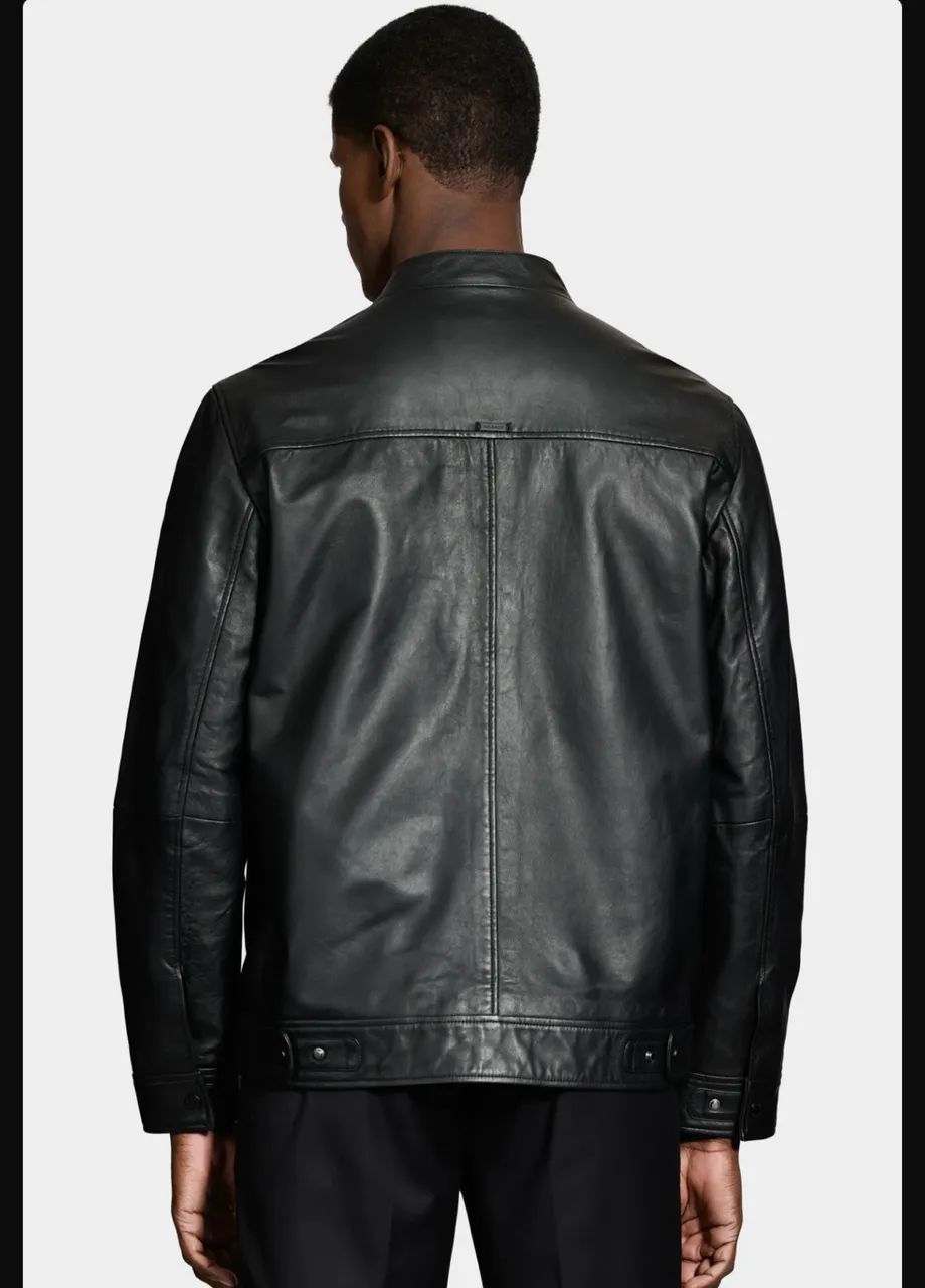 JAQUETA COURO MOTORCYCLE PREMIUM PRETO