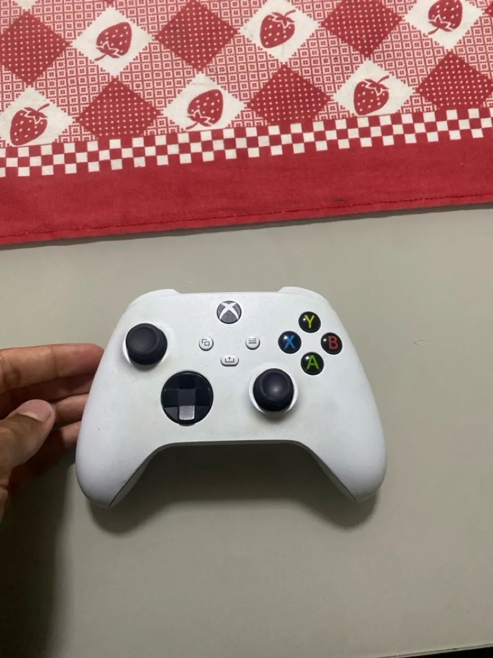 Controle Xbox one verde e branco  - Foto 3