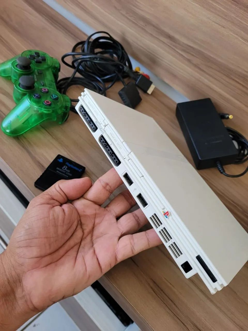 Playstation 2 Branco desbloqueado. 