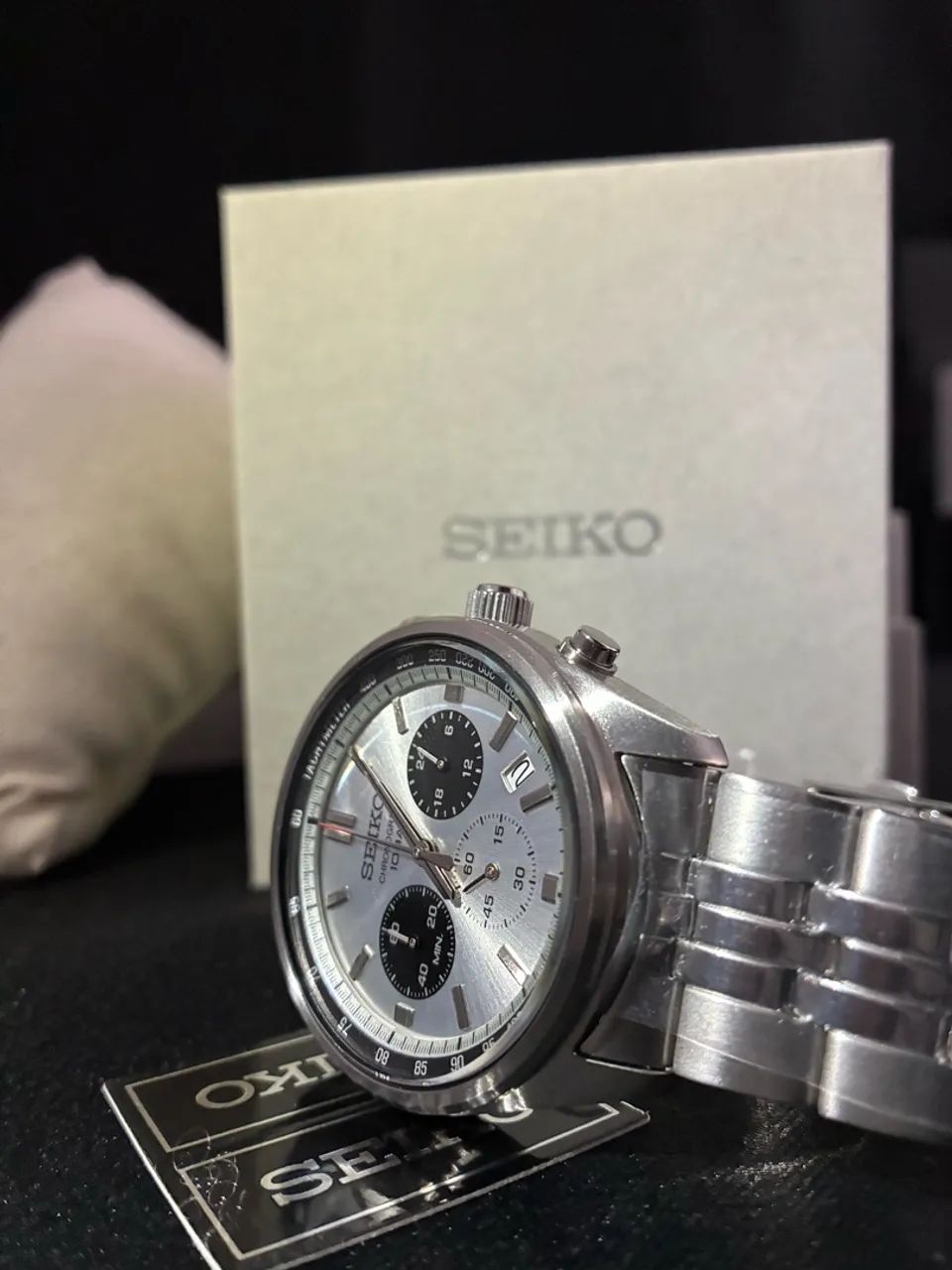Seiko Cronógrafo Panda 41 mm - Foto 5