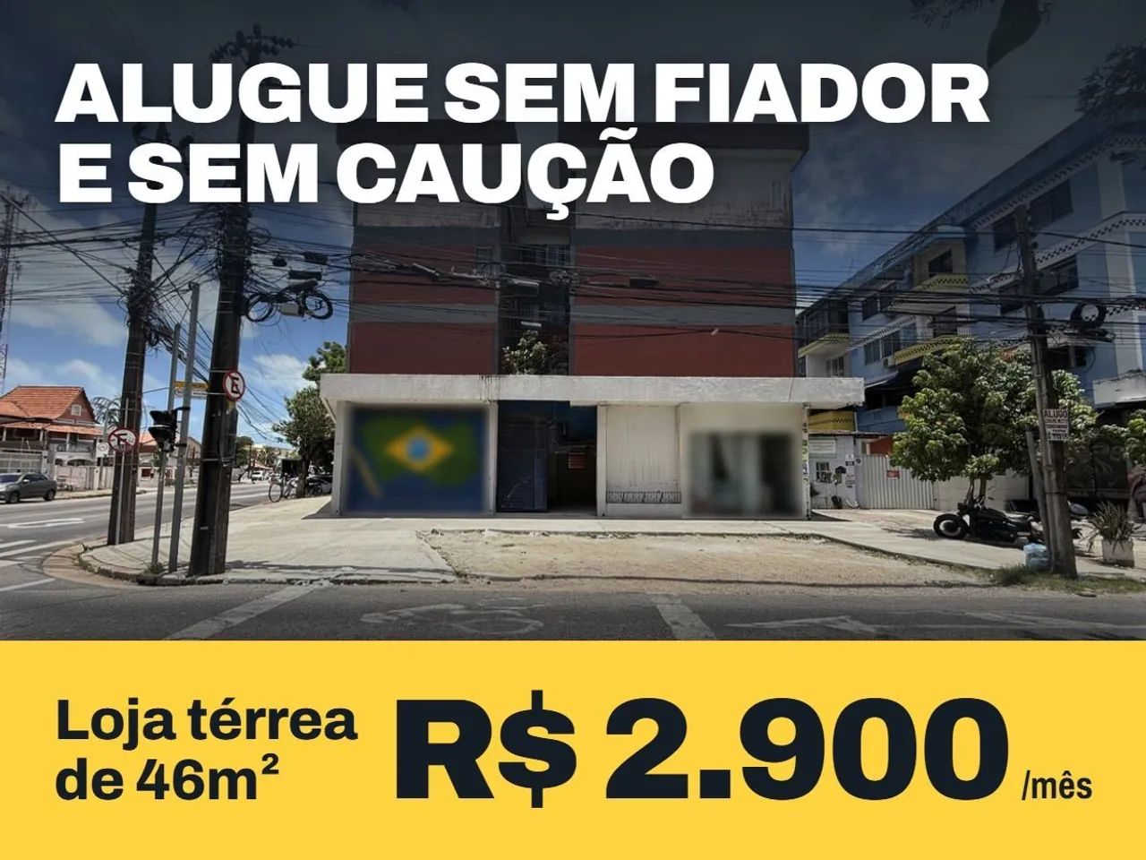 Loja 46m² com 2 vagas em frente à Praça do Liceu