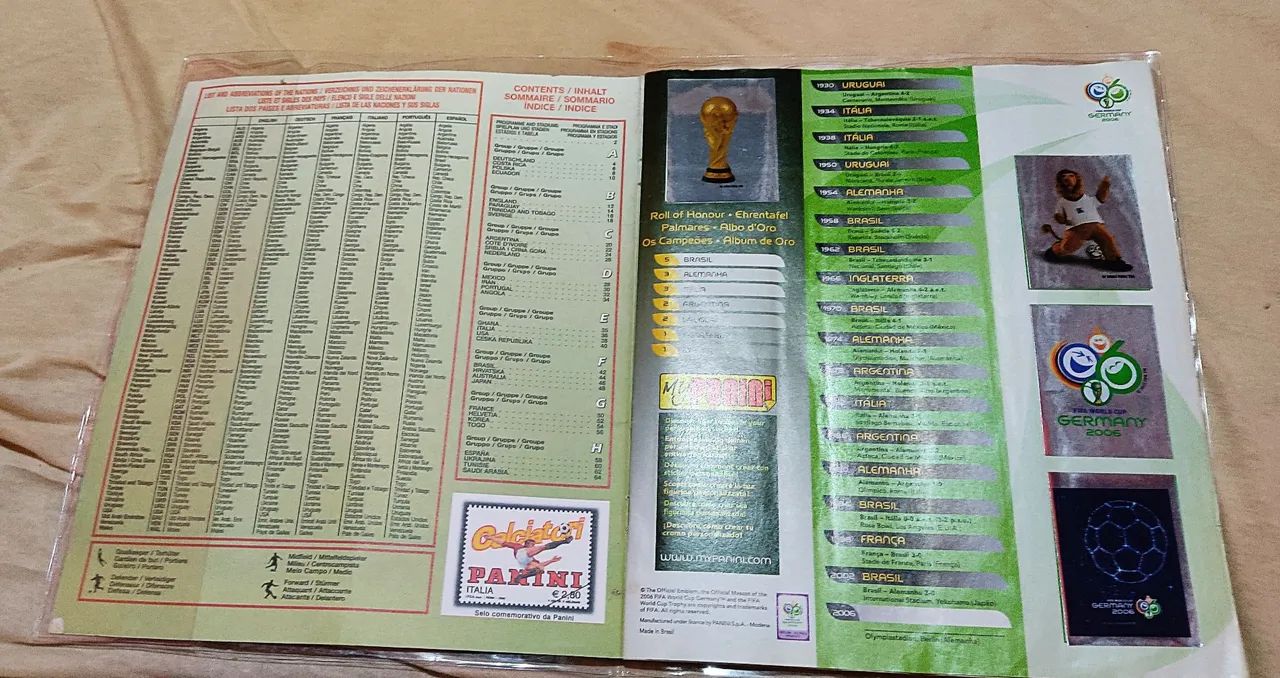 álbum completo da copa 2006 - Foto 3