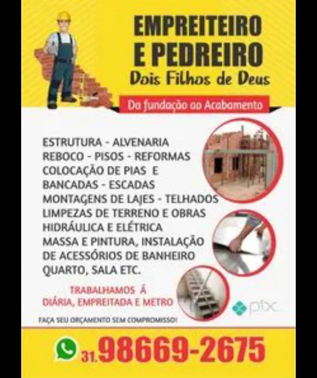 Serviços de pedreiro  - Foto 2