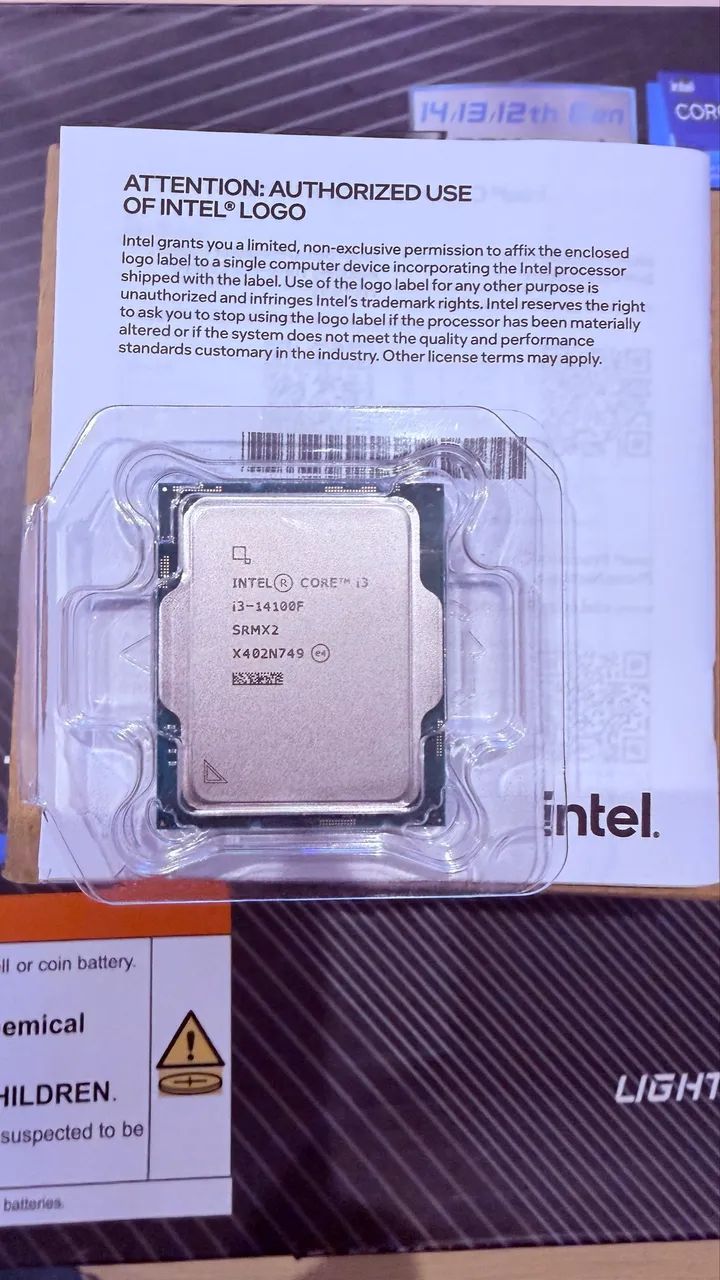 Kit Intel i3 14a geração e placa-mãe msi pro - Foto 2