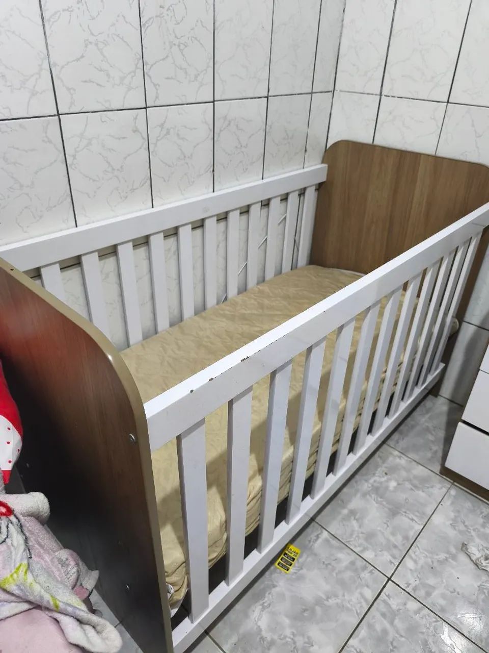 BERÇO INFANTIL - POUQUÍSSIMO USADO - Foto 3