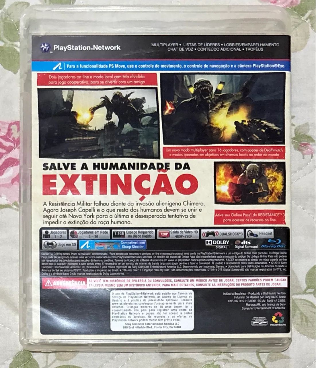 Jogo PS3 Resistance 3 Pouco usado  - Foto 2