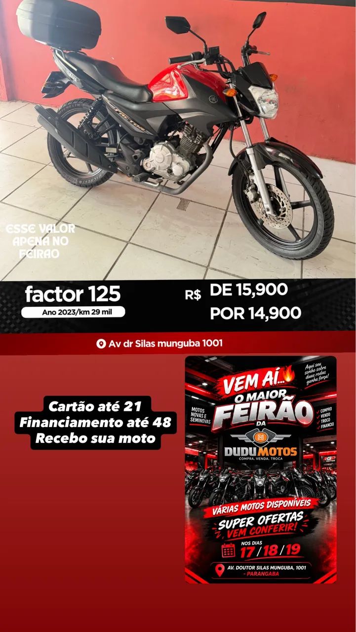 FACTOR 125 2023 VALOR FEIRAO  - Foto 2