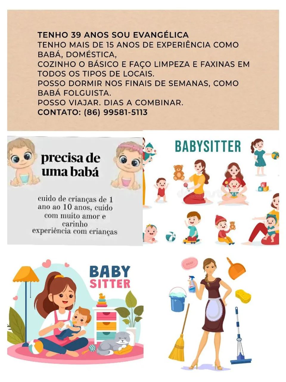 Bábá,   domestica faxinas 