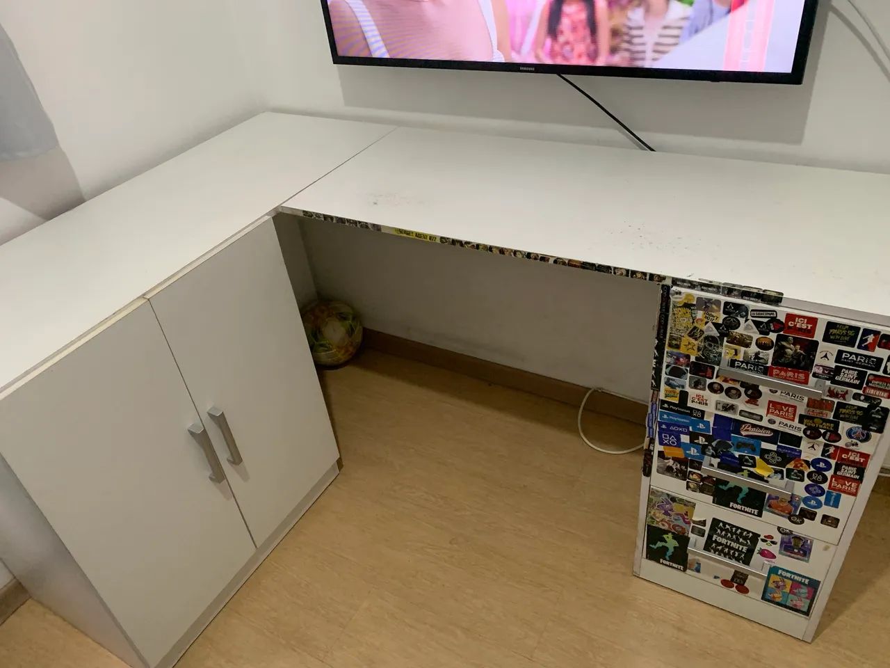 Mesa de escritório em L - Foto 3