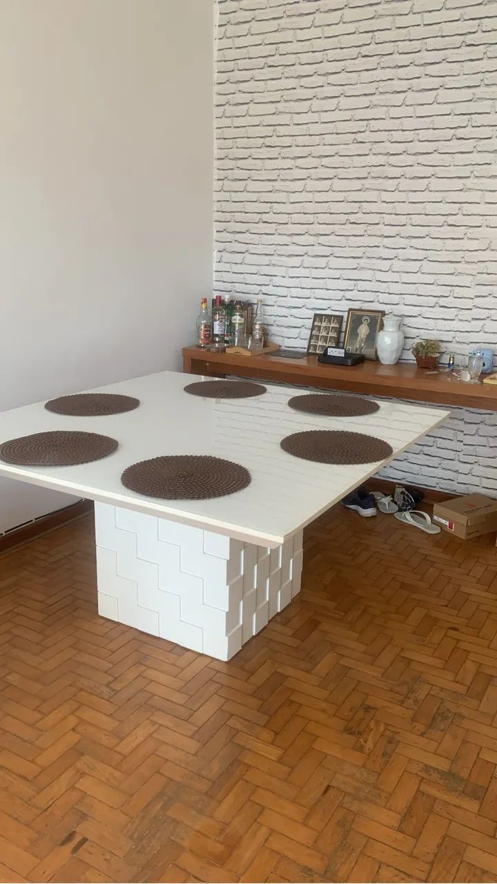 Mesa 8 lugares branca - Foto 5