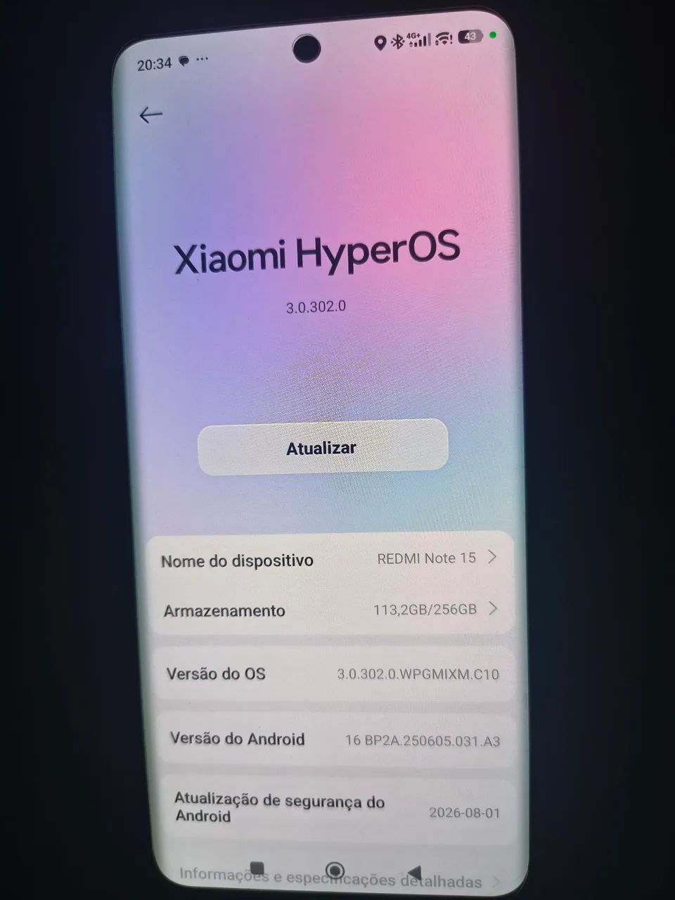 Redmi Note 15 256Gb Impecavel - Foto 2