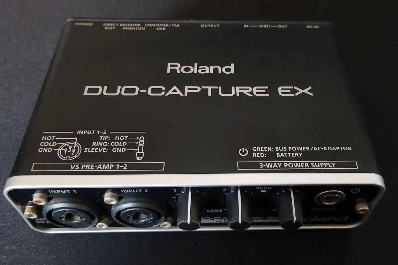 Duo Capture EX - Roland - Equipamentos e Acessórios de Som