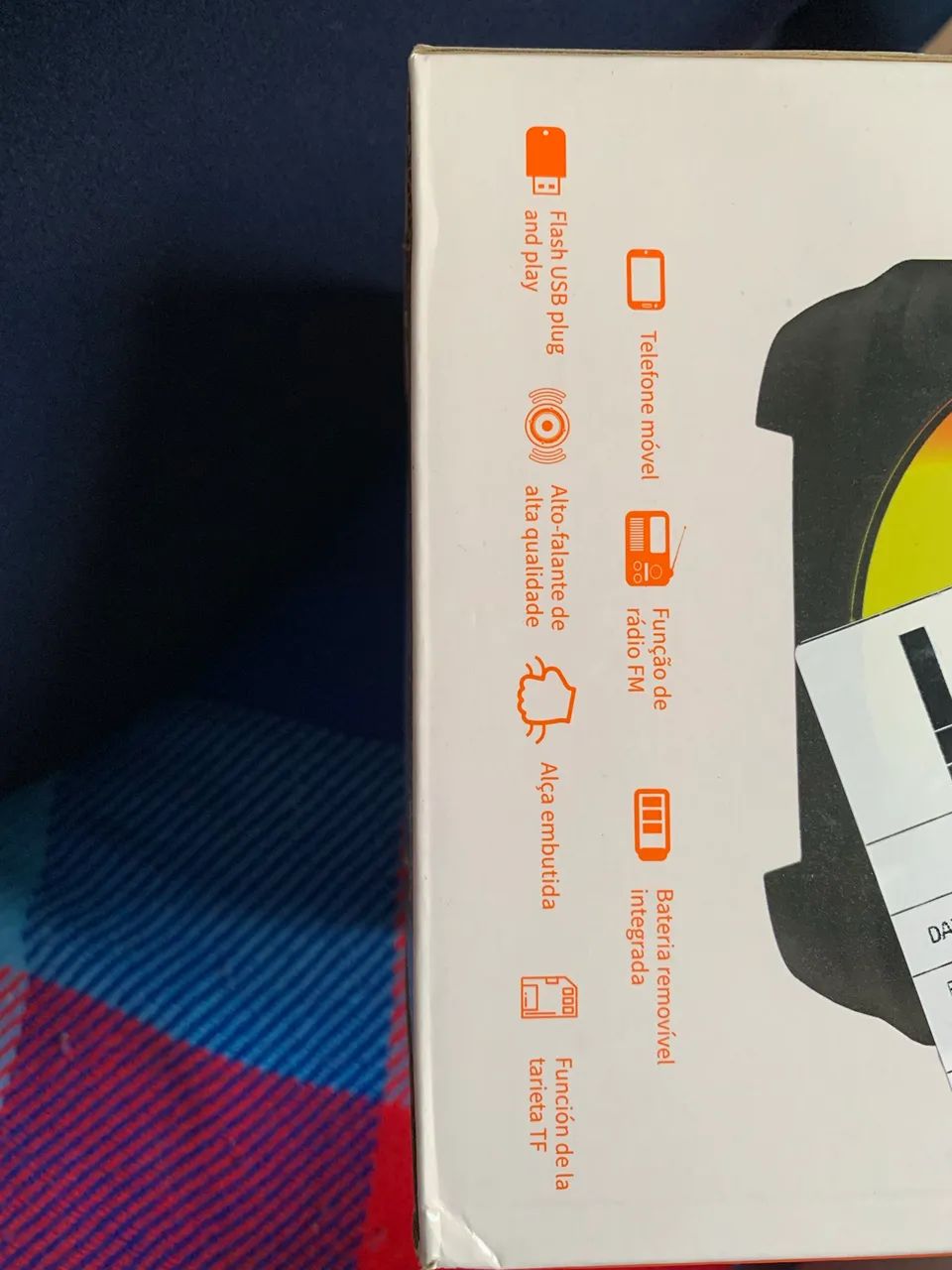 Caixa de som recarregavel nova  - Foto 4