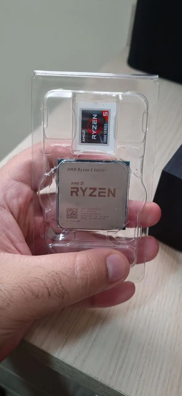 Processador Amd Ryzen 5 5600g Com Vídeo Integrado E Cooler (Usado) - Foto 2
