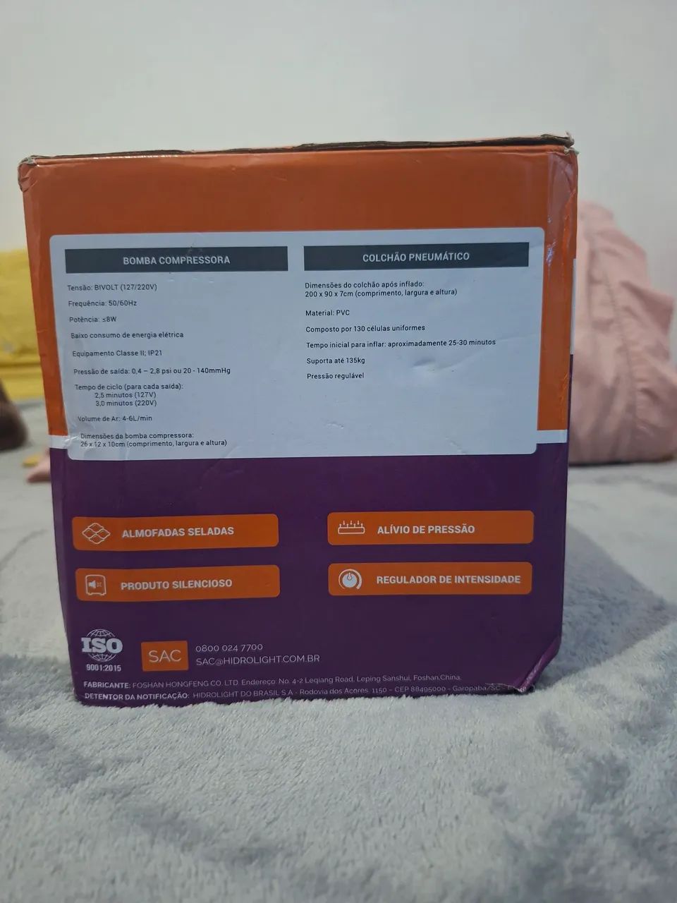 Colchão Pneumático Novo (nunca usado) - Foto 4