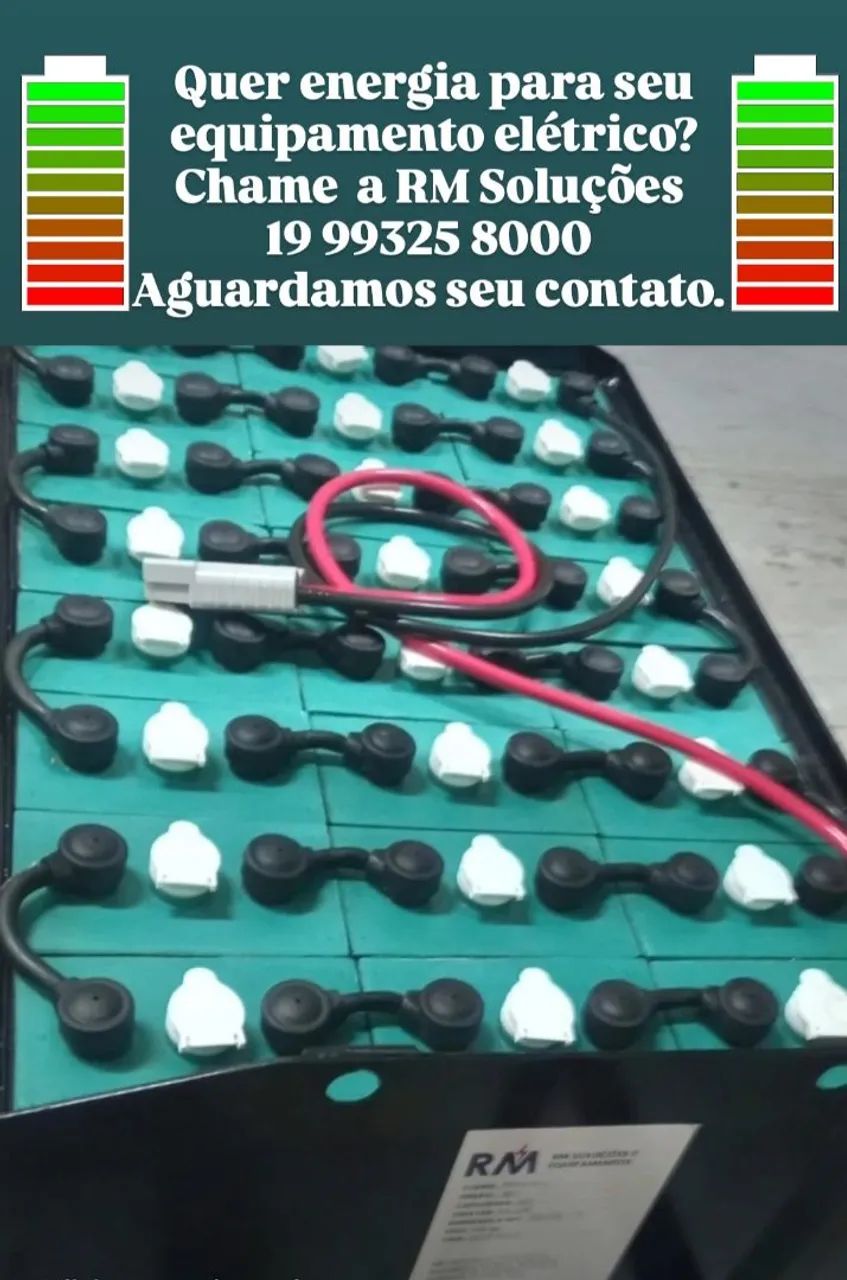 Baterias tracionárias para empilhadeiras elétricas  - Foto 4