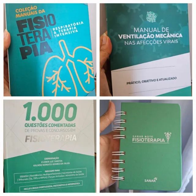 Livros manual da Fisioterapia