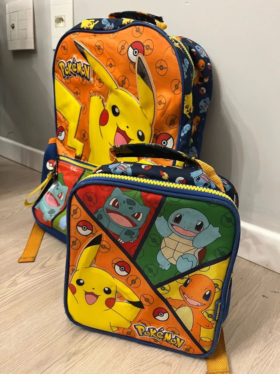 Mochila + lancheira Pokémon 
