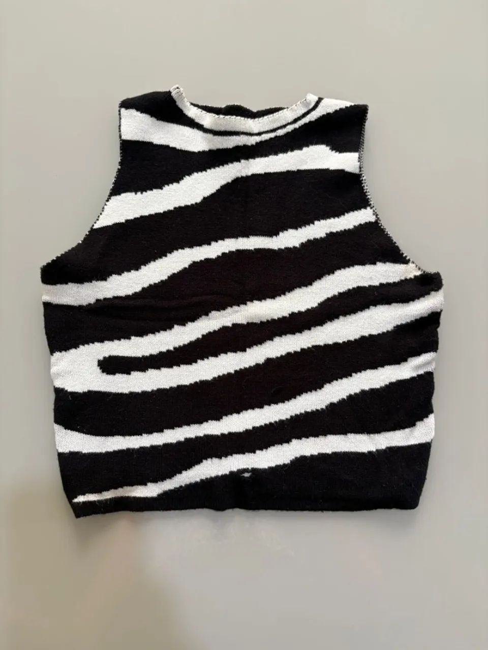 Blusa Tricot Zebra