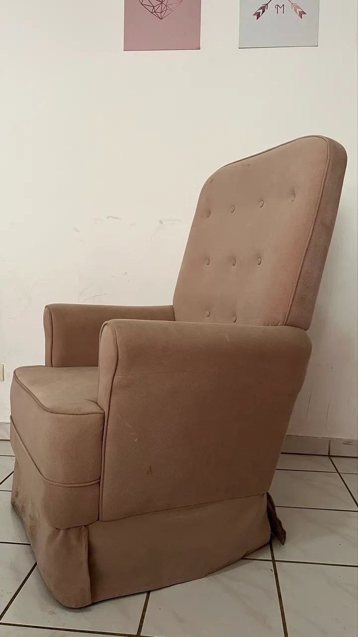 Poltrona Balanço + Puff - Foto 5