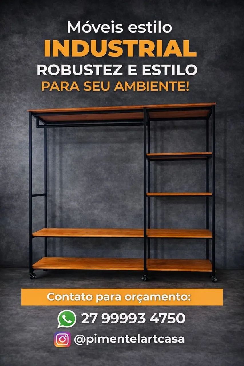 Móveis estilo industrial  - Foto 5