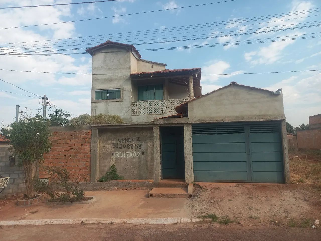 Lindo sobrado quitado em bonfinopolis 