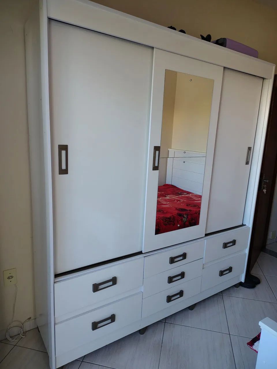 Cama e Guarda roupa - Foto 2