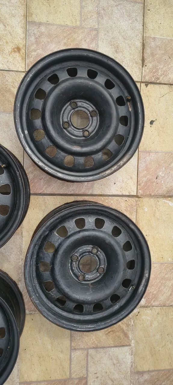 Aro 15 aço 4x100 - Foto 5