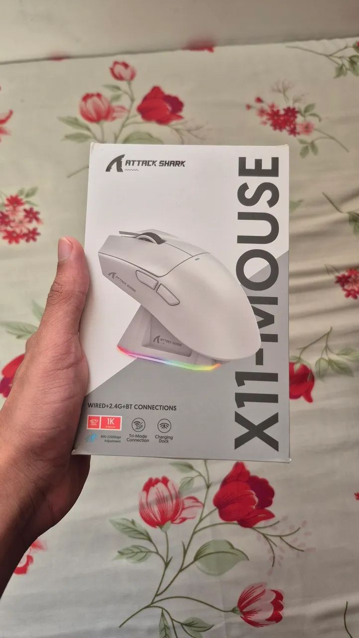 Mouse Gamer Attackshark X11 Sem Fio ( Lacrado)