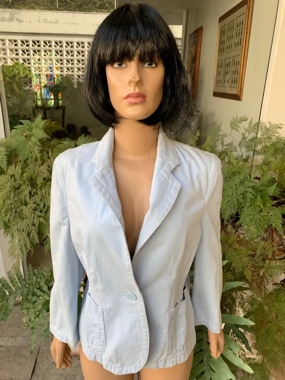 GAP | blazer algodão azul claro XL (GG) - Foto 2