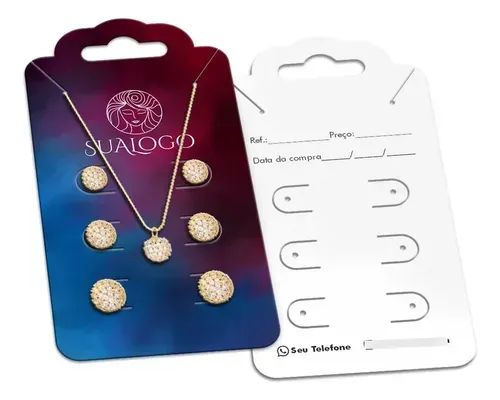 Tags para colar, brincos, bijuterias, e etc... | Entrega rápida - Foto 4