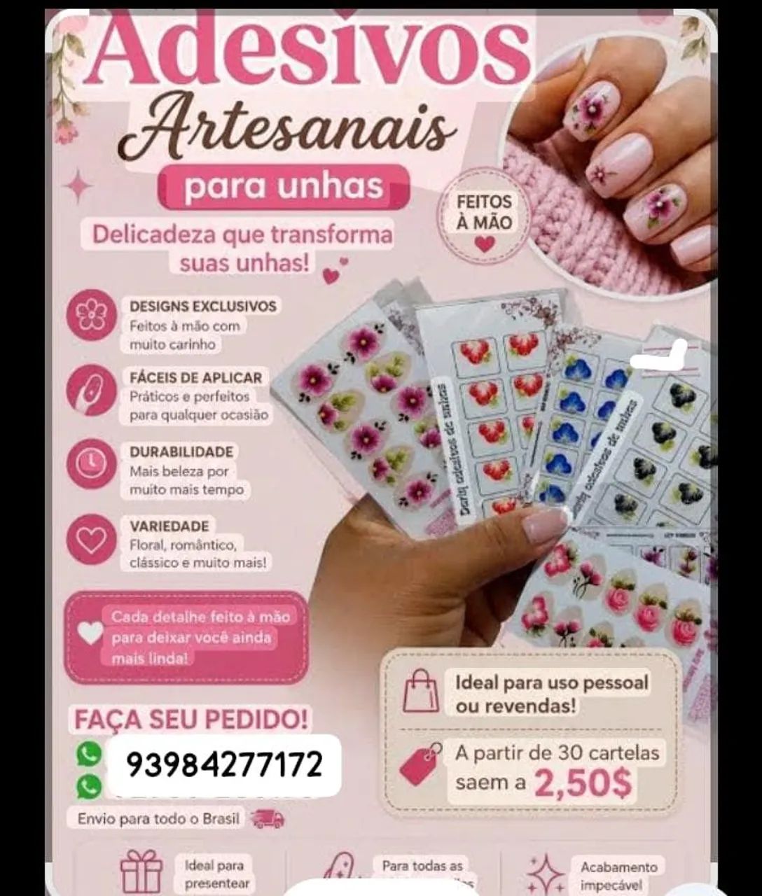 Adesivos para unhas - Foto 3