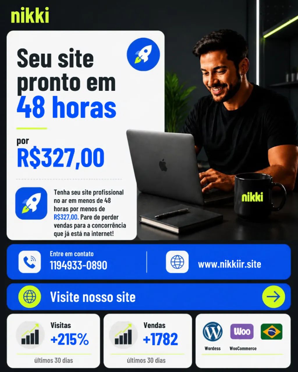 Torne-se a principal referência do seu setor com um site exclusivo