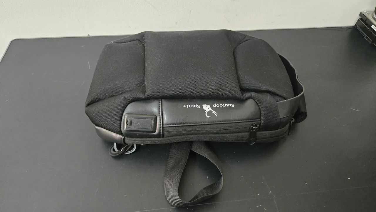 Mochila Bolsa Ombro Transversal Usb Cadeado Impermeável
