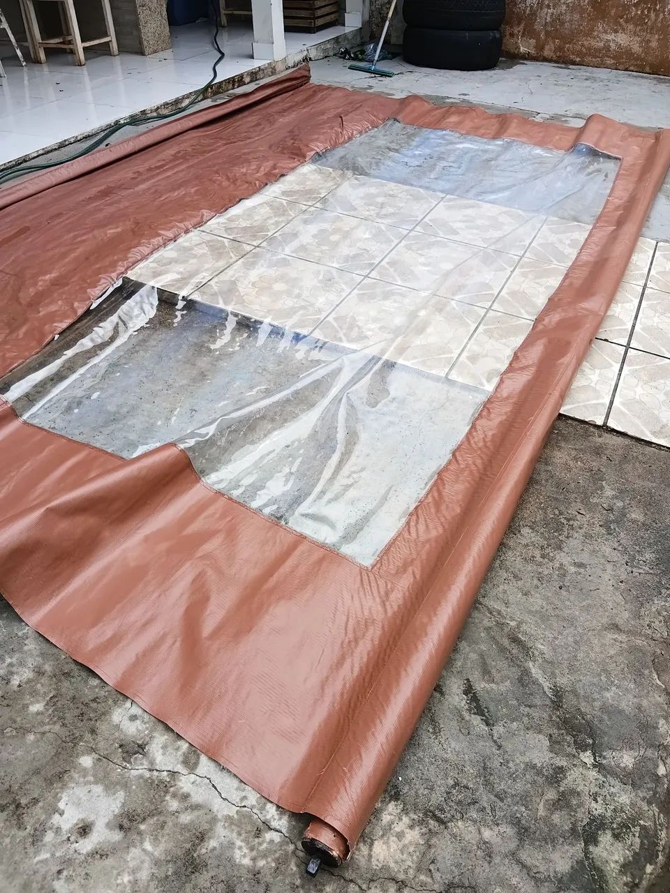 Toldo retrátil p/casa e comércio. 02unidades 1.600,00  - Foto 3