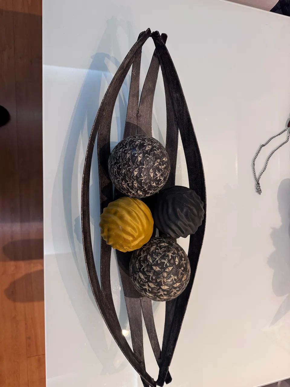 Peça decorativa com bolas - Foto 2