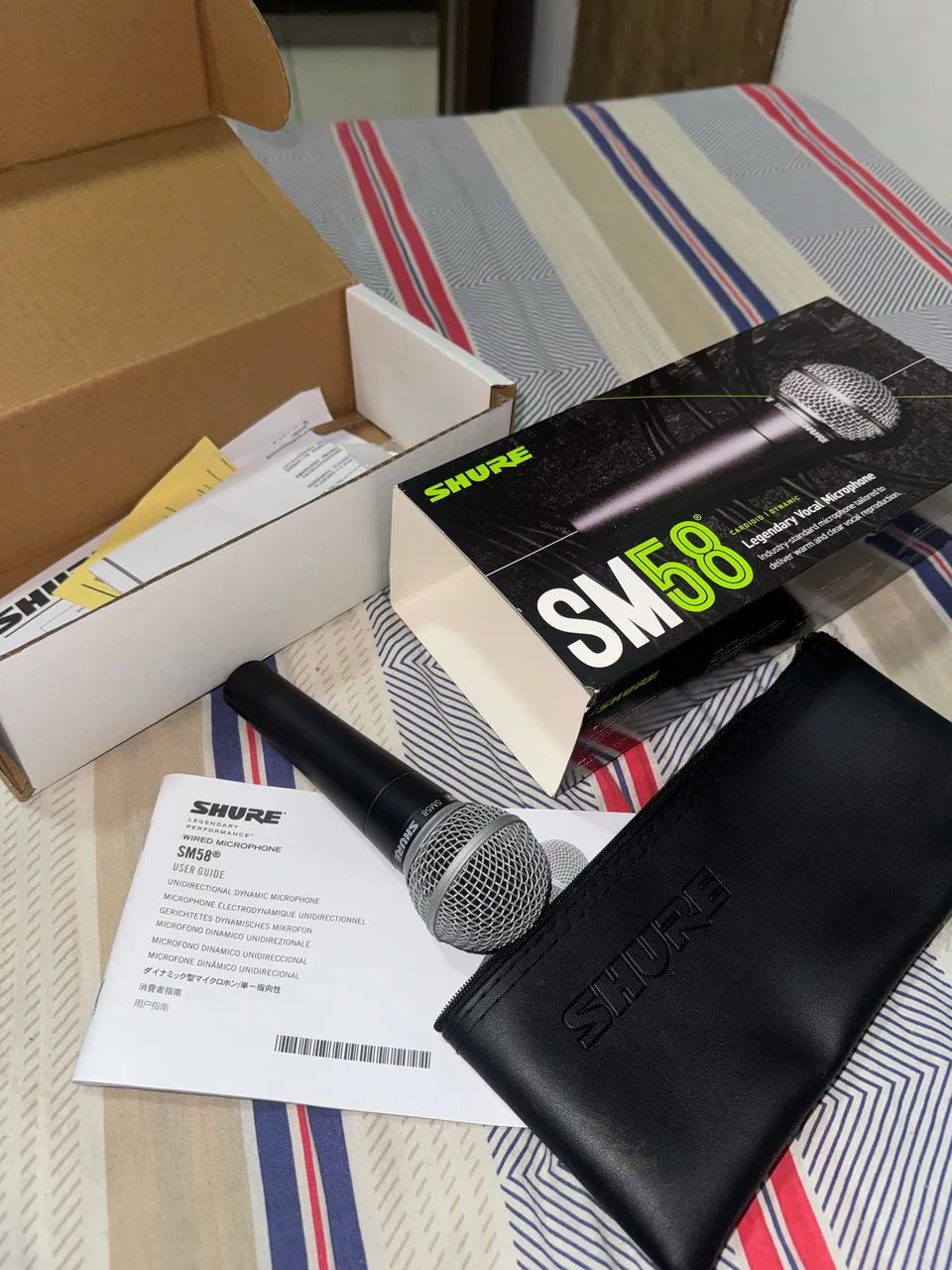 Microfone Shure Sm Sm58-lc Dinâmico Cardioide - Foto 4