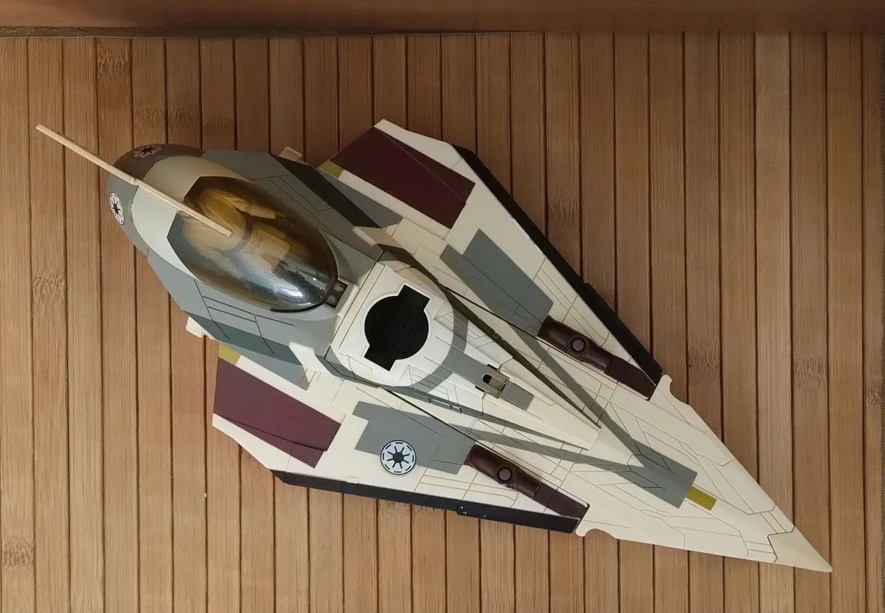 Star Wars - Nave Starfighter e Obi-Wan Kenobi  - Foto 2