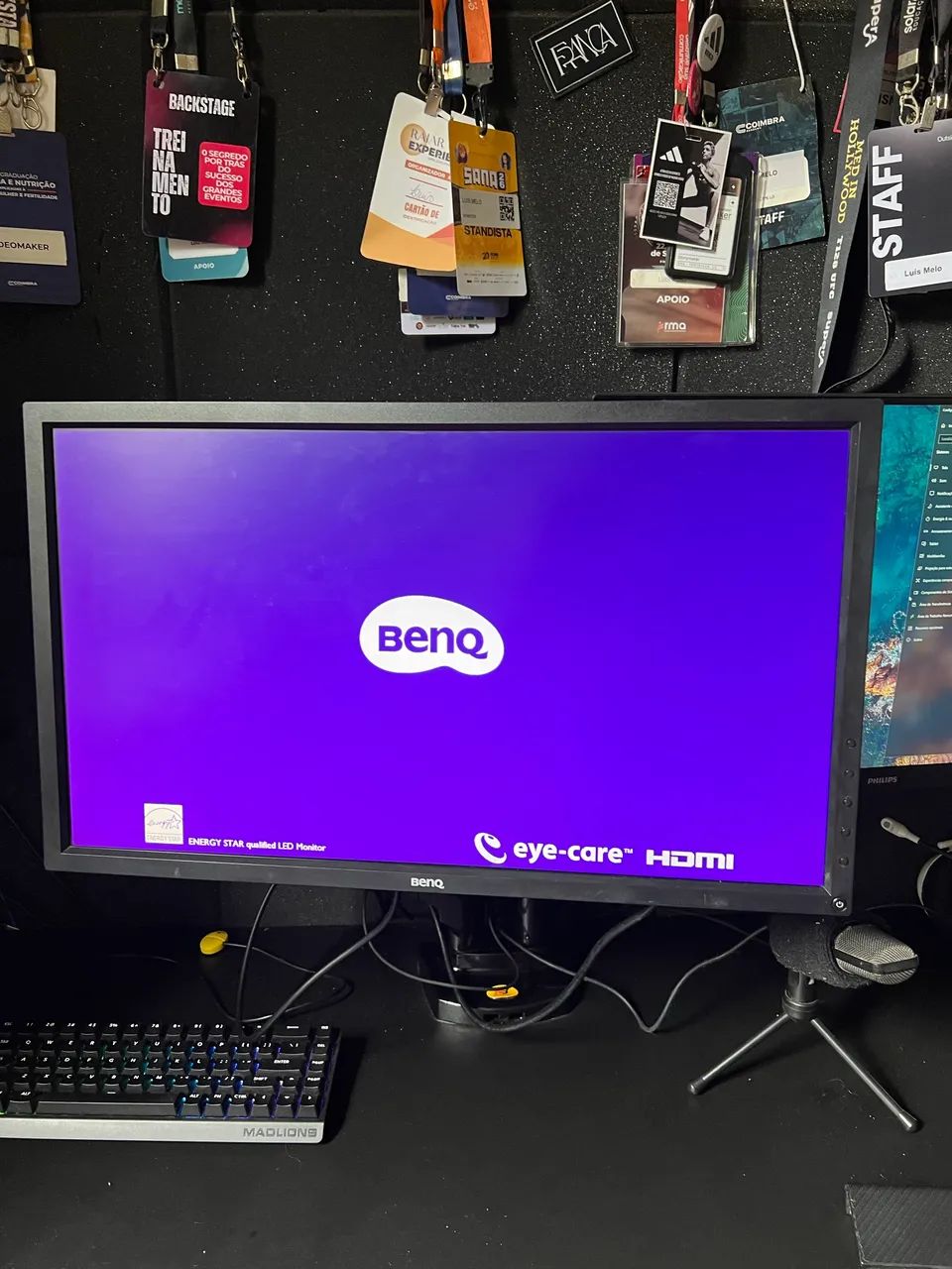 Monitor Benq xl2430-b 144hz + Base de qualidade. - Foto 4