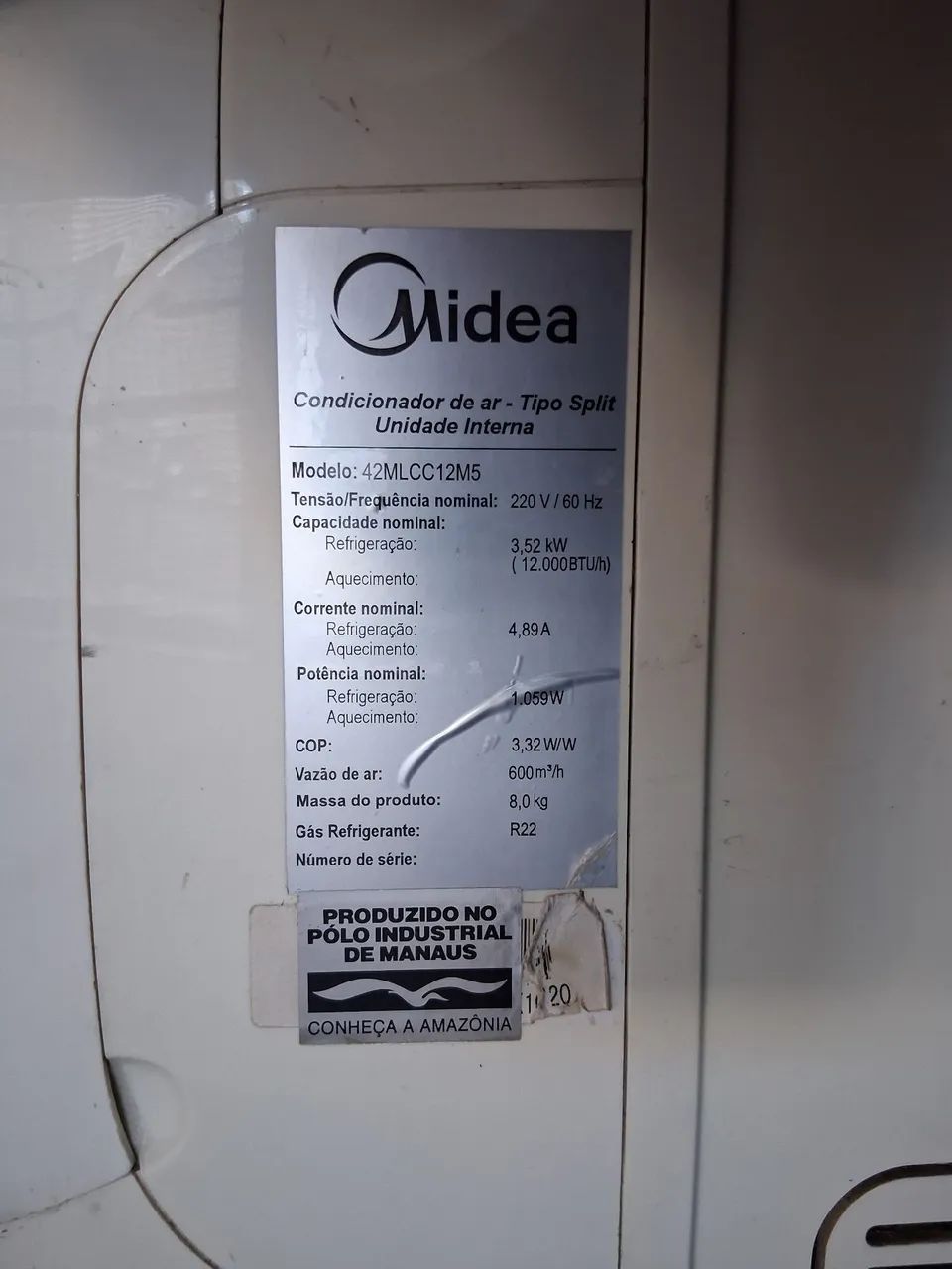 Ar Condicionado Split Midea 12.000 BTUs - Foto 3