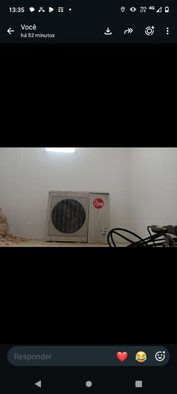 Ar condicionado usado não funciona 